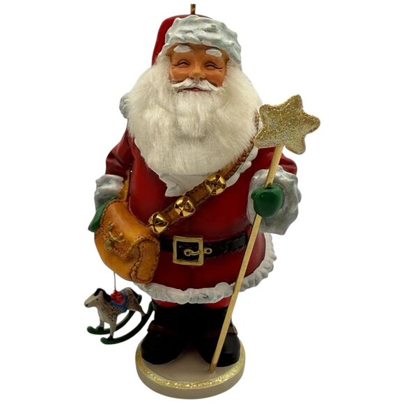 Vtg 2005 Hallmark Keepsake Santa Nutcracker Ornament Club Exclusive Gold Box 4" - Picture 13 of 16